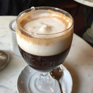Bicerin Coffee with chocolate